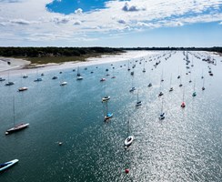 An image of  Chichester Harbour, which is one of the areas that could benefit from an additional £10m being spent to reduce storm overflows