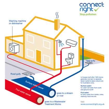 Connect drains