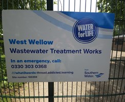 An image of West Wellow Wastewater Treatment Works 
