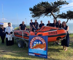 An image of the new lifeboat based at Lepe Country Park
