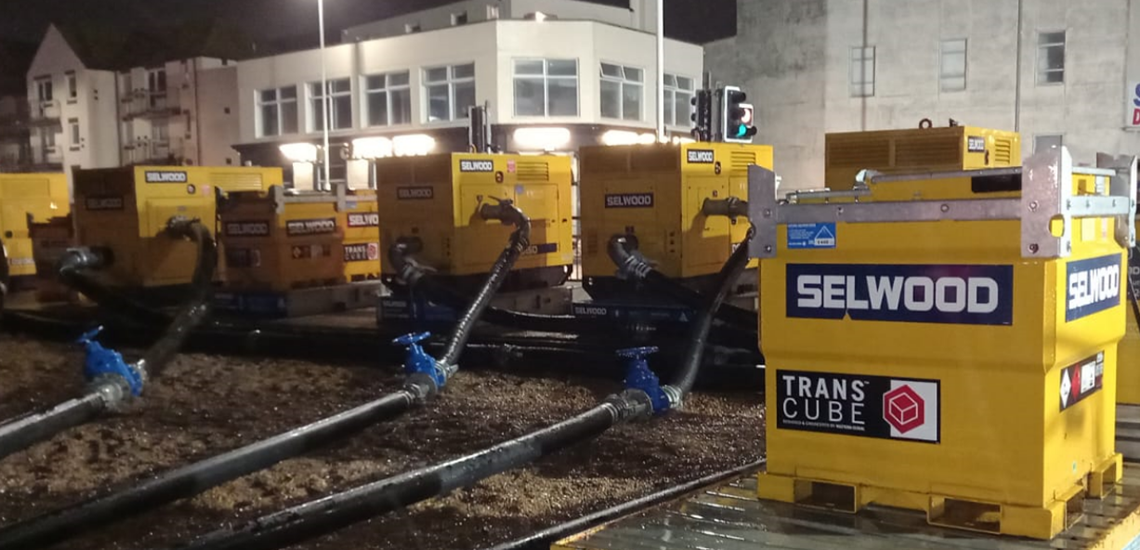 Pumps installed in Hastings ahead of Storm Ciarán